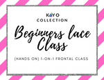 Beginners Frontal LACE class