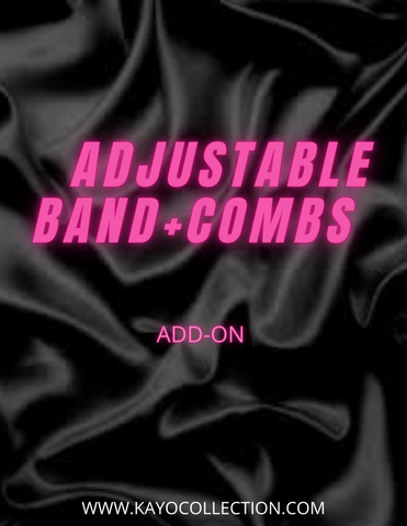 Adjustable Band + Combs